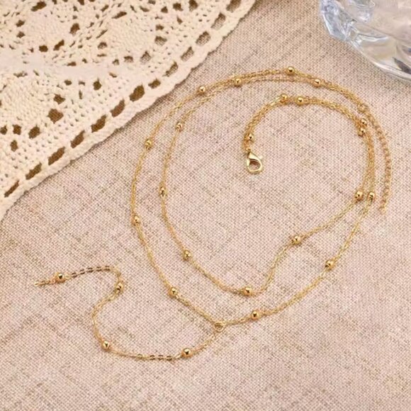 14K Gold filled Layering Necklace - Picture 4 of 5